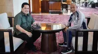 Erick Thohir Temui Nova Arianto di Tengah Kiprah Timnas Indonesia U-17 di Piala Kemerdekaan 2025,&nbsp;Singgung Piala Dunia U-17 2025
